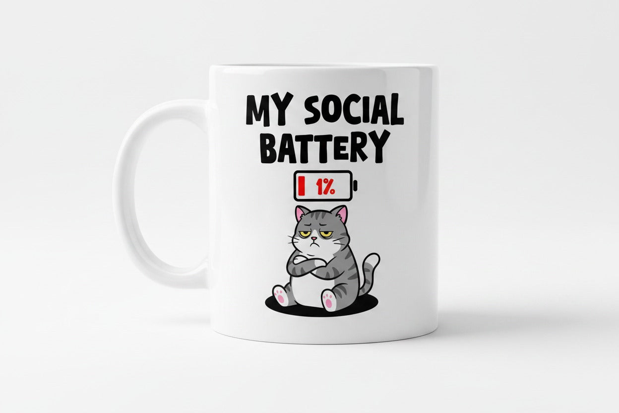 Mug my social battery