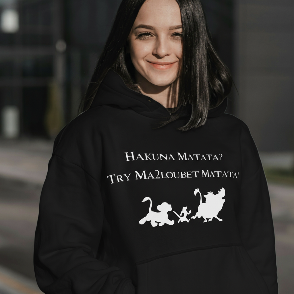 Unisex Hoodie hakuna matata?try ma2lubet matata