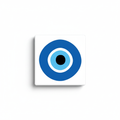 Square Fridge Magnet Badge eye