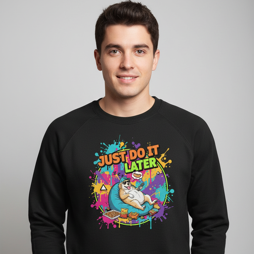 Sweat shirt Just do it later