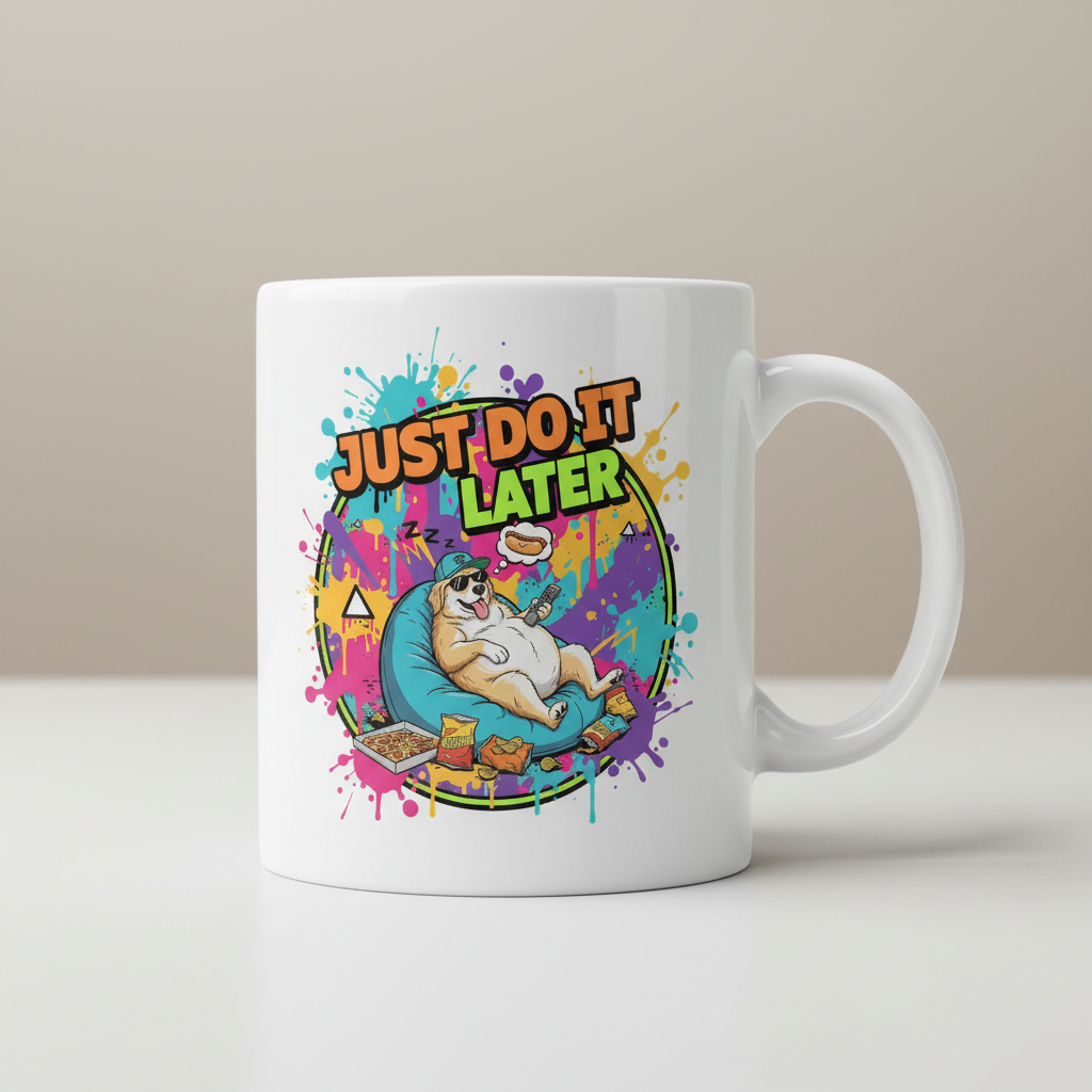 Mug just do it later