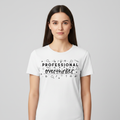 unisex tshirt professional overthinking