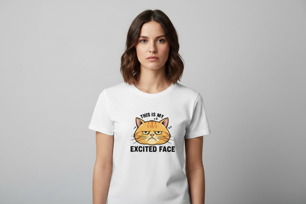 Unisex T-shirt this is my excited face